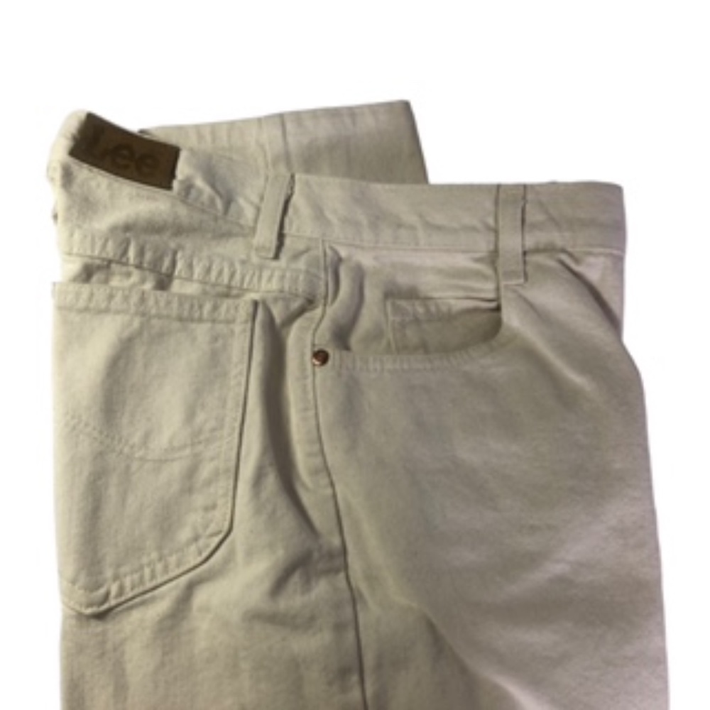 Lee Vanilla Colored Straight Leg Jeans Size Juniors 11 M - Picture 5 of 12